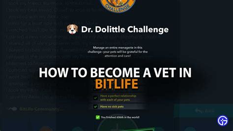 how to become a vet in bitlife|How To Become a Vet in BitLife .